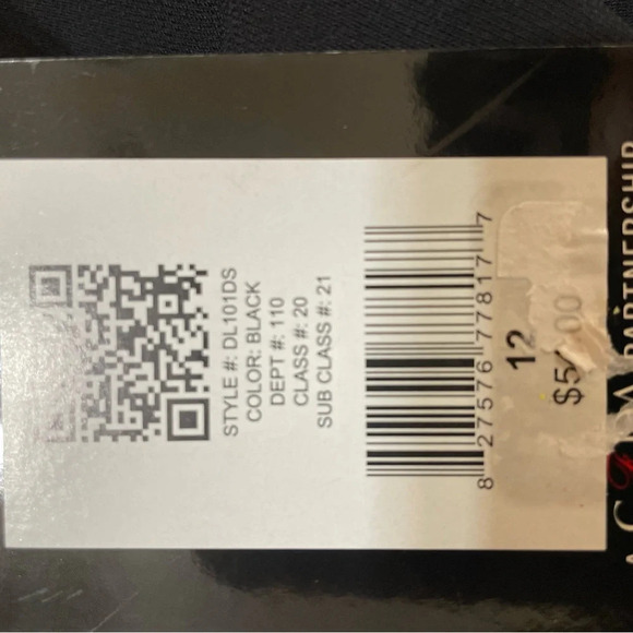 Derek Lam Design Nation Pants  Black Pleated Dress Cropped Career Sz 12 - Picture 8 of 9